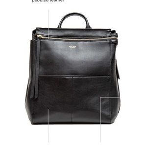 Mina Baie Leather Harper Midi Backpack
